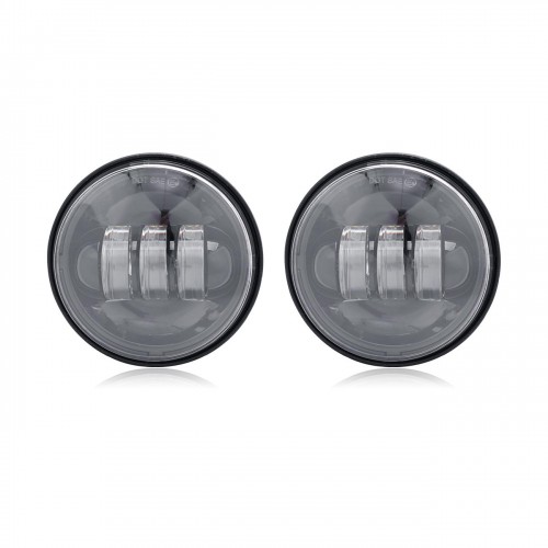 1 Pair 4.5 " Spot Fog Passing Light LED Auxiliary for Harley Davidson