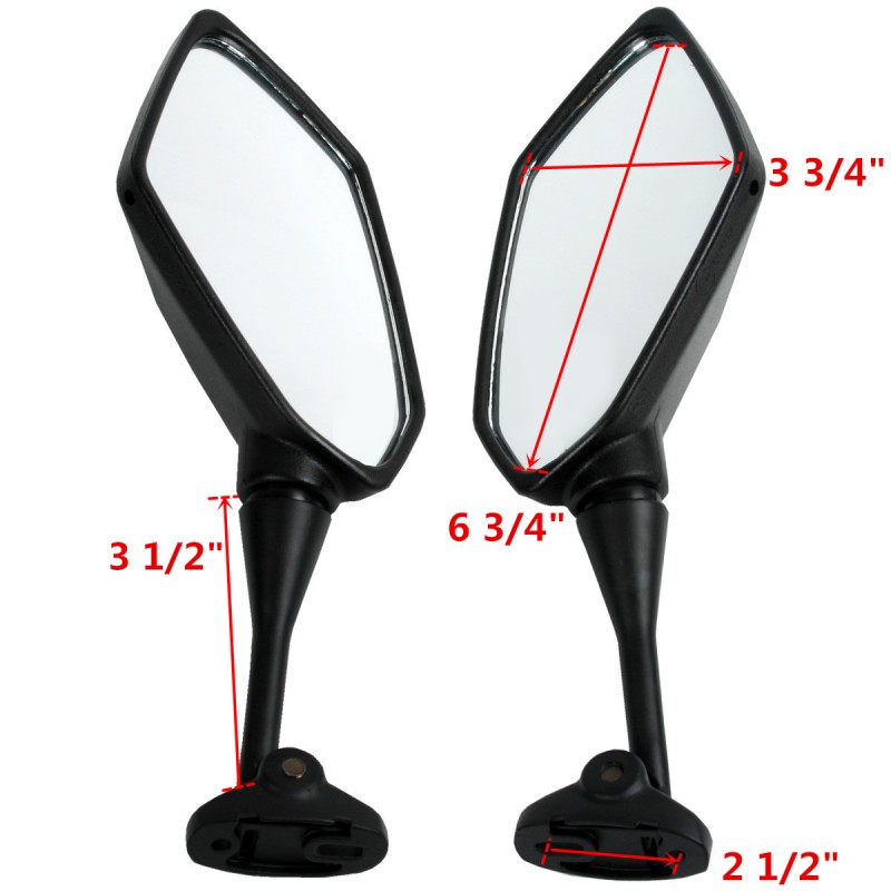 Rear View Mirrors For Honda CBR600 F4 F4I 1999-2006 HYOSUNG GT125R / GT250R / GT650R / GT650S