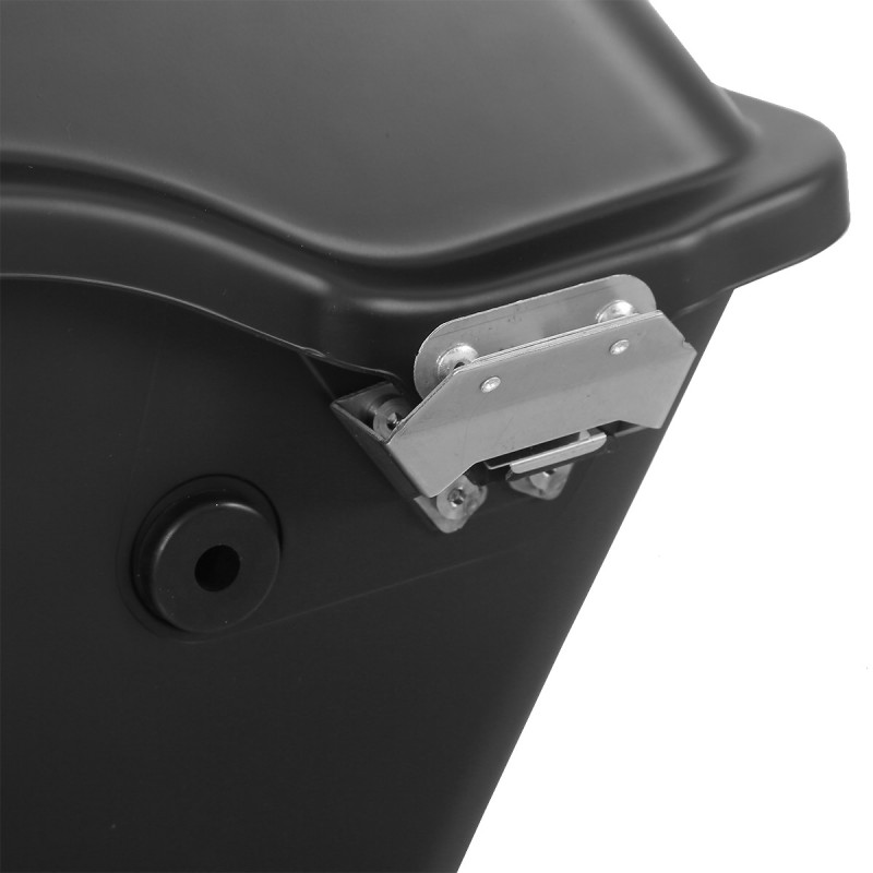 Black 5" Stretched Saddlebags W/ Latch Keys For Harley Touring Models 93-13
