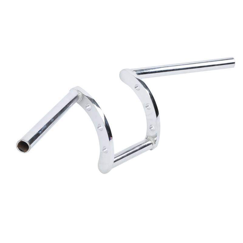 Chrome Drag Handlebars 1" Z Bars For Harley Softail Dyna Suzuki Kawasaki