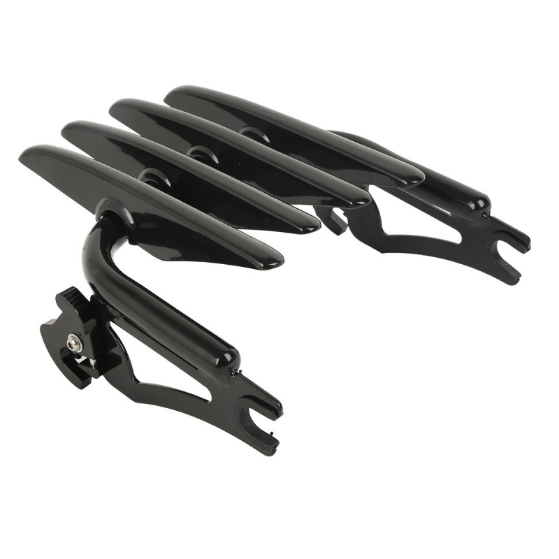 Black Detachable Stealth Luggage Rack For Harley Touring Electra Glide 09+