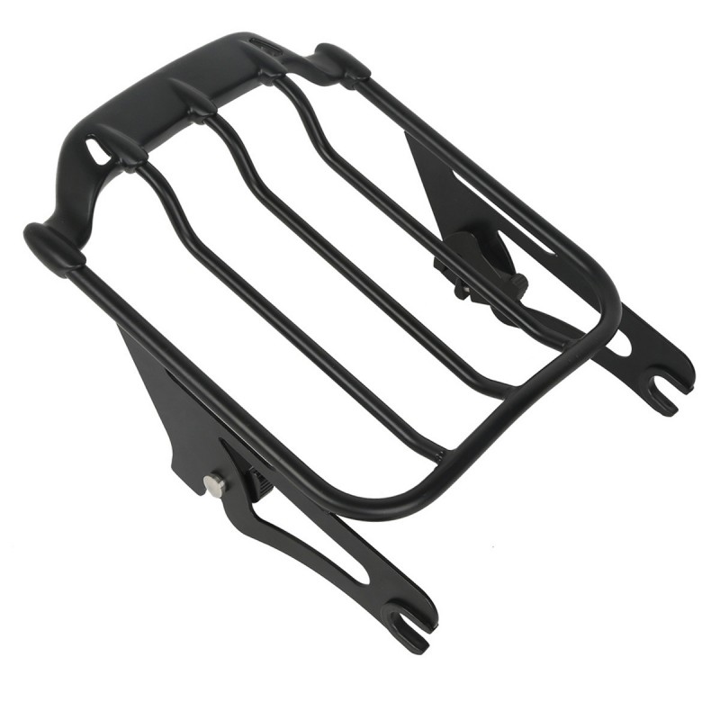 Black 2-up Air Wing Luggage Rack for Harley Touring FLTRX 10-17 Street Glide 09-17